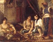 Eugene Delacroix Algerian Women in their Apartments oil painting reproduction